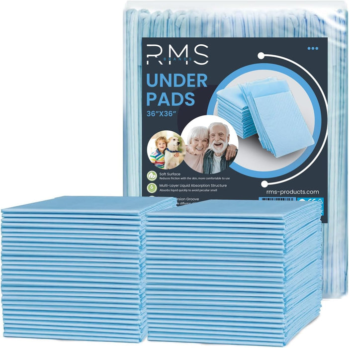 RMS BRANDS Heavy Absorbency 36x36 Underpads