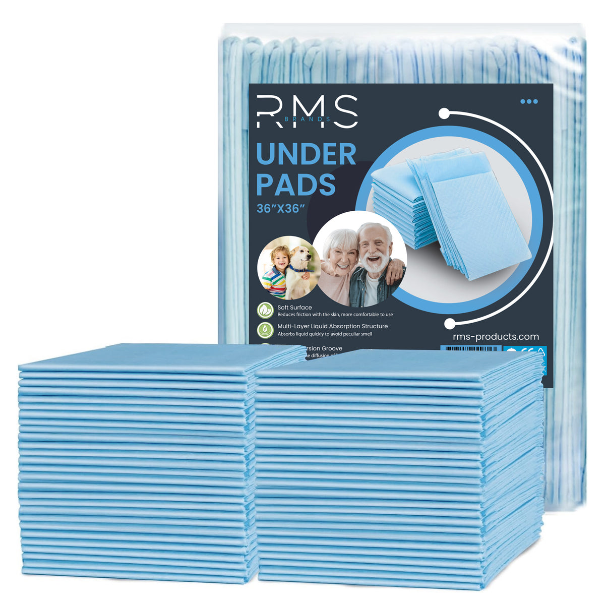 Disposable Incontinence Bed Pads,Leak-Proof Breathable Disposable