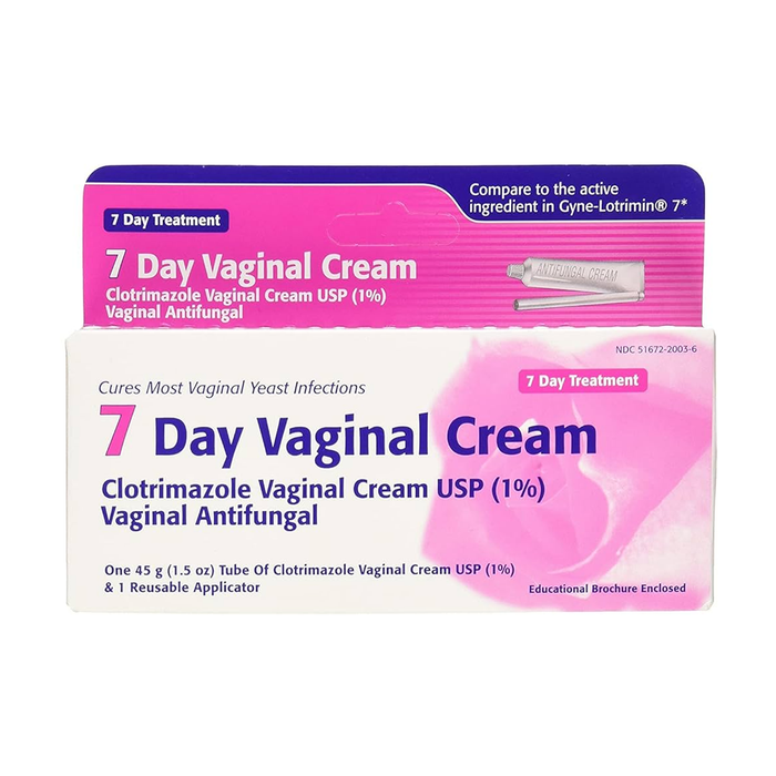 Taro Clotrimazole 7 Vaginal Cream 45 g, 1.58 Ounce