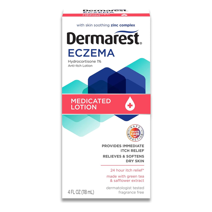 Dermarest Eczema Medicated lotion for 24 Hour Itch Relief, 4 Oz