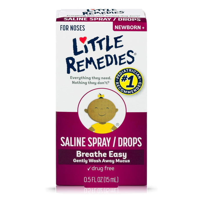 Little Remedies Saline Spray and Drops 0.5 oz