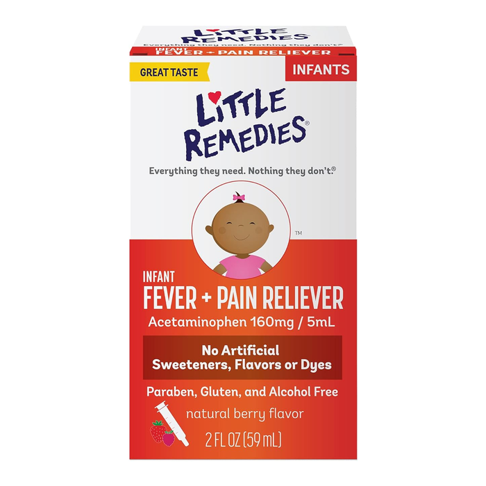 Little Remedies Infant Fever & Pain Reliever with Acetaminophen 2 Oz