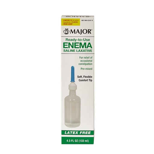Major Enema Saline Laxative 1 Bottle - 4.5 Fl Oz (Fleet) - RMS PRODUCTS