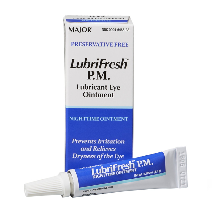 Major Eye Lubricant LubriFresh P.M. 3.5 Gram Eye Ointment