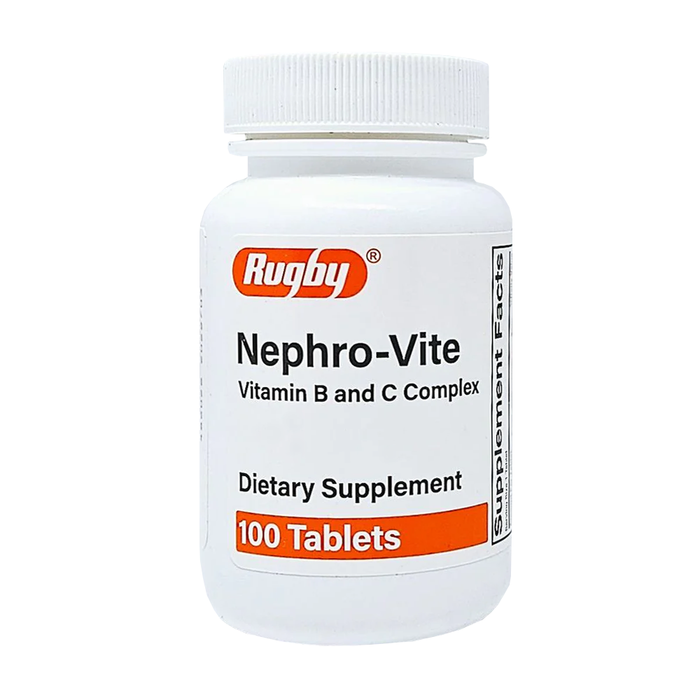 Rugby Nephro-Vite Vitamin B And C Complex - 100 Tablets — RMS PRODUCTS