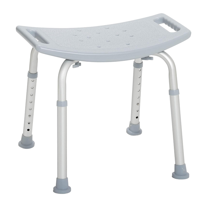 Drive Medical RTL12203KDR Adjustable Shower Chair with Suction Feet