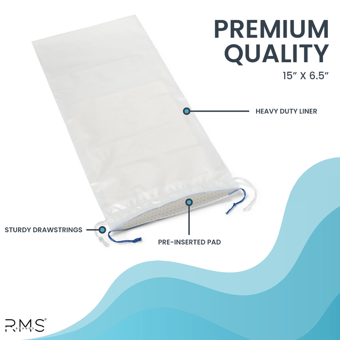 RMS BRANDS Male Urinal Bags – High Absorbency, Odor Control, and Easy Disposal